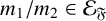 m 1 divided by m 2 element of script upper E Subscript German upper F