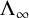 upper Lamda Subscript infinity