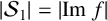 StartAbsoluteValue upper S 1 EndAbsoluteValue equals StartAbsoluteValue upper I m tilde f EndAbsoluteValue
