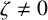 zeta not equals 0