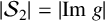 StartAbsoluteValue upper S 2 EndAbsoluteValue equals StartAbsoluteValue upper I m tilde g EndAbsoluteValue