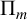upper Pi Subscript m