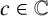 c element of double struck upper C