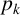 p Subscript k