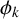 phi Subscript k