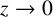 z right arrow 0