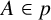 upper A element of p