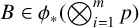 upper B element of phi Subscript asterisk Baseline left parenthesis backslash leftotimes Underscript i equals 1 Overscript m Endscripts p right parenthesis
