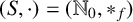 left parenthesis upper S comma dot right parenthesis equals left parenthesis upper N 0 comma asterisk Subscript f Baseline right parenthesis