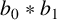 b 0 asterisk b 1