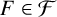 upper F element of script upper F