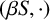 left parenthesis beta upper S comma dot right parenthesis