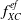 f Subscript upper X upper C Superscript e f