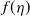 f left parenthesis eta right parenthesis