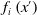 f Subscript i Baseline left parenthesis x Superscript prime Baseline right parenthesis