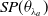 upper S upper P left parenthesis theta Subscript lamda Sub Subscript a Subscript Baseline right parenthesis