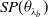 upper S upper P left parenthesis theta Subscript lamda Sub Subscript b Subscript Baseline right parenthesis
