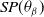 upper S upper P left parenthesis theta Subscript beta Baseline right parenthesis