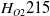 upper H Subscript upper O Baseline 2 Baseline 215