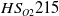 upper H upper S Subscript upper O Baseline 2 Baseline Baseline 215