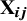 bold upper X Subscript bold italic i bold italic j