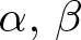 alpha comma beta