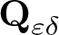 upper Q epsilon delta
