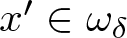 x prime element of omega delta