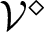 script upper V diamond