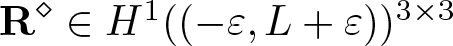 upper R diamond element of upper H 1 left parenthesis left parenthesis minus epsilon comma upper L plus epsilon right parenthesis right parenthesis 3 times 3