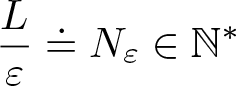 upper L epsilon approaches the limit upper N epsilon element of double struck upper N asterisk