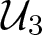 script upper U 3