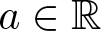 a element of double struck upper R
