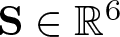 upper S element of double struck upper R 6