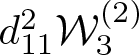 d 112 script upper W 3 left parenthesis 2 right parenthesis