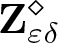upper Z epsilon delta diamond