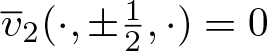 v quotation dash 2 left parenthesis dot comma plus or minus 12 comma dot right parenthesis equals 0