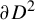 partial differential upper D squared