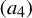 left parenthesis a 4 right parenthesis