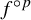f Superscript ring p