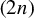left parenthesis 2 n right parenthesis
