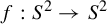 f colon upper S squared right arrow upper S squared