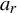 a Subscript r