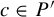 c element of upper P prime