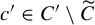 c prime element of upper C prime backslash upper C overtilde