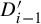 upper D Subscript i minus 1 Baseline prime