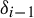 delta Subscript i minus 1