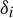 delta Subscript i