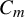 upper C Subscript m