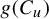g left parenthesis upper C Subscript u Baseline right parenthesis